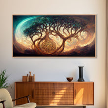 Load image into Gallery viewer, Gaia, norse mythology, canvas print, high fantasy art