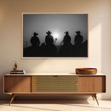 Load image into Gallery viewer, Cowboy Prints Framed Wall Art, Western Decor, Black and White Photography, Western Decor, Wild West Art, Cowboy Art, Wild West Art Print