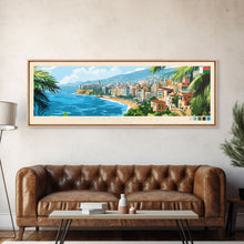 Load image into Gallery viewer, Antananarivo, Madagascar Panoramic Travel Poster Canvas Print, Antananarivo, Madagascar Painting, Madagascar Art, Antananarivo Panoramic Travel Art, Travel Painting