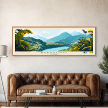 Carregar imagem no visualizador da galeria, Babahoyo, Ecuador Travel Poster Panoramic Canvas Print, Babahoyo, Ecuador Painting, Ecuador Art, Babahoyo Travel Art, Guest Room Painting