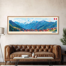Cargar imagen en el visor de la galería, Chincha, Peru Travel Poster Panoramic Canvas Print, Chincha, Peru Painting, Peru Art, Chincha Travel Art, Guest Room Painting