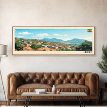 Load image into Gallery viewer, Dire Dawa, Ethiopia Travel Poster Panoramic Canvas Print, Dire Dawa, Ethiopia Painting, Ethiopia Art, Dire Dawa Travel Art, Guest Room Painting