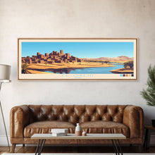 Load image into Gallery viewer, Eldoret, Kenya Panoramic Travel Poster Canvas Print, Eldoret, Kenya Painting, Kenya Art, Eldoret Travel Art, Living Room Painting