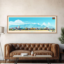 Load image into Gallery viewer, El-Obeid, Sudan Travel Poster Panoramic Canvas Print, El-Obeid, Sudan Painting, Sudan Art, El-Obeid Travel Art, Guest Room Painting