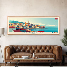 Carregar imagem no visualizador da galeria, Albury–Wodonga, Australia Travel Poster Panoramic Canvas Print, Albury–Wodonga, Australia Painting, Australia Art, Albury–Wodonga Travel Art, Guest Room Painting
