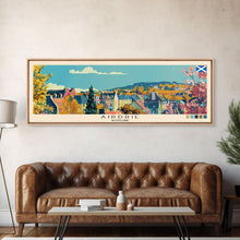 Carregar imagem no visualizador da galeria, Airdrie, Scotland Panoramic Canvas Print, Airdrie, Scotland Painting, Scotland Art, Airdrie Travel Poster, Travel Art, Living Room Painting
