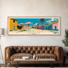 Load image into Gallery viewer, Andulo, Angola Panoramic Canvas Print, Andulo, Angola Painting, Angola Art, Andulo Travel Poster, Travel Art, Guest Room Painting