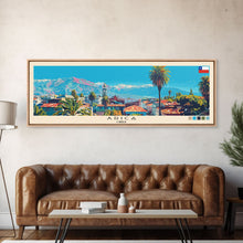 Load image into Gallery viewer, Arica, Chile Panoramic Canvas Print, Arica, Chile Painting, Chile Art, Arica Travel Poster, Travel Art, Guest Room Painting