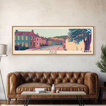 Load image into Gallery viewer, Ayr, Scotland Panoramic Canvas Print, Ayr, Scotland Painting, Scotland Art, Ayr Travel Poster, Travel Art, Guest Room Painting