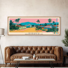 Cargar imagen en el visor de la galería, Bukavu, Congo Panoramic Canvas Print, Bukavu, Congo Painting, Congo Art, Bukavu Travel Poster, Travel Art, Living Room Painting