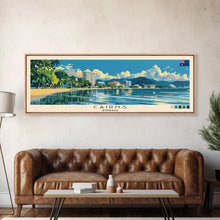 Carregar imagem no visualizador da galeria, Cairns, Australia Panoramic Canvas Print, Cairns, Australia Painting, Australia Art, Cairns Travel Poster, Travel Art, Living Room Painting