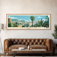 Cargar imagen en el visor de la galería, Constantine, Algeria Panoramic Canvas Print, Constantine, Algeria Painting, Algeria Art, Constantine Travel Poster, Travel Art, Housewarming Gift