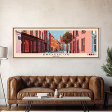 Load image into Gallery viewer, Drogheda, Ireland Panoramic Canvas Print, Drogheda, Ireland Painting, Ireland Art, Drogheda Travel Poster, Travel Art, Living Room Painting
