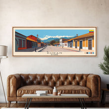 Load image into Gallery viewer, Duran, Ecuador Panoramic Canvas Print, Duran, Ecuador Painting, Ecuador Art, Duran Travel Poster, Travel Art, Living Room Painting