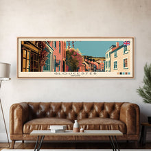 Carregar imagem no visualizador da galeria, Gloucester, England Panoramic Canvas Print, Gloucester, England Painting, England Art, Gloucester Travel Poster, Travel Art, Guest Room Painting