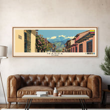 Load image into Gallery viewer, Ibarra, Ecuador Panoramic Canvas Print, Ibarra, Ecuador Painting, Ecuador Art, Ibarra Travel Poster, Travel Art, Housewarming Gift