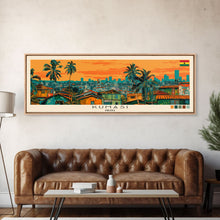 Carregar imagem no visualizador da galeria, Kumasi, Ghana Panoramic Canvas Print, Kumasi, Ghana Painting, Ghana Art, Kumasi Travel Poster, Travel Art, Living Room Painting