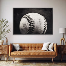 Carregar imagem no visualizador da galeria, Framed Baseball Print, Black and White Baseball Picture, Sports Wall Decor, Boys Room Wall Decor, Baseball Player Gift, Baseball Nursery Art
