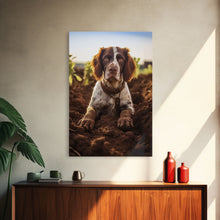 Load image into Gallery viewer, English Springer Spaniel Dog Wall Print, Farmhouse Wall Art, Wall Art, Framed Wall Art, Framed Canvas, Wall Print, Framed Wall Canvas
