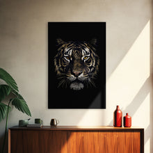Load image into Gallery viewer, Beautiful Tiger Portrait Art Print, Framed Wall Art, Canvas Print, Big Cat Art, Tiger Painting