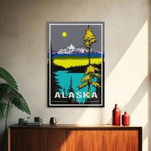 Carregar imagem no visualizador da galeria, Alaska Print, Alaska Art, Alaska Wall Art, Travel Wall Print, Travel Poster, Travel Artwork, Travel Wall Art, Wall Poster, Canvas Wall Print