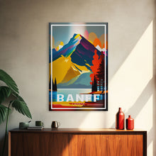 Carregar imagem no visualizador da galeria, Canada Wall Art, Canada Art Print, Banff, Alberta, Travel Wall Print, Travel Poster, Travel Artwork, Travel Wall Art, Canvas Wall Print