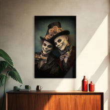 Load image into Gallery viewer, Dark Fantasy, Goth Wall Art, Gothic Wall Decor, Spooky Art, Creepy Wall Art, Canvas Print, Wall Art, Vertical Print, Home Decor, Room Decor