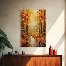 Carregar imagem no visualizador da galeria, Forest Wall Art, Trees Wall Art, Fall Wall Print, Canvas Print, Wall Art, Vertical Art, Housewarming Gift, Ranch Decor, Country Wall Art