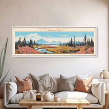 Load image into Gallery viewer, Kobuk Valley National Park, Panoramic Alaska Travel Art, National Park Print, Minimalist Travel Art, Midcentury Modern Style Landscape