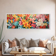 Carregar imagem no visualizador da galeria, Cabin In The Woods, Lakehouse Decor, Framed Canvas Print, Fall Decor, Autumn Art, Home Decor, Gift Idea, Living Room Wall Art