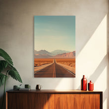 Load image into Gallery viewer, Desert Landscape, Desert Wall Art, Mountains Wall Art, Canvas Print, Wall Hanging, Portrait Art, Home Decor Prints, Office Wall Decor