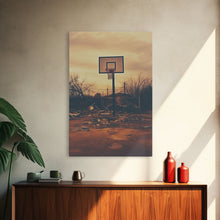 Carregar imagem no visualizador da galeria, Basketball Wall Art, Sports Wall Art, Canvas Print, Wall Hanging, Portrait Art, Family Home Decor, Housewarming Gift, College Dorm Decor