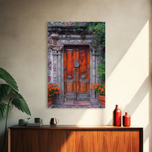 Load image into Gallery viewer, Change345 Colorful Indian Architecture Canvas Print, Traditional Art if India, Photography Print, Indian Wall Art, Living Room Decor