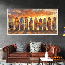 Carregar imagem no visualizador da galeria, Fall decor, beach Christmas art, tropical Christmas, canvas print, beach Christmas, seasonal wall art, holiday wall art