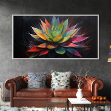 Carregar imagem no visualizador da galeria, Rainbow Agave, Southwest Art, Framed Canvas Print, Canvas Wall Art, Wall Art Prints, Southwestern Decor, Framed Art, Original Art