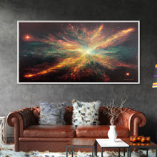 Carregar imagem no visualizador da galeria, Explosion of Stars, Scifi Art, Galaxy Universe Print, Ready To Hang Canvas Print, Framed Canvas Wall Art, Living Room Wall Decor