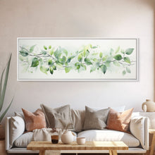 Load image into Gallery viewer, Botanical Art Print - Framed Canvas Print - Eucalyptus Art - Garden Print - Large Gallery Wrap Ready To Hang Wall Art, Optional Frame