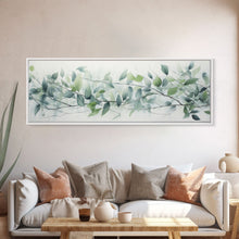 Load image into Gallery viewer, Botanical Art Print - Framed Canvas Print - Eucalyptus Art - Garden Print - Large Gallery Wrap Ready To Hang Wall Art, Optional Frame