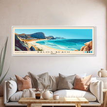 Carregar imagem no visualizador da galeria, Balos Beach, Greece Panoramic Beach Print, Vacation Gift, Greece Wall Art, Beach Painting, Beach Decor, Beach Painting