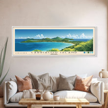 Cargar imagen en el visor de la galería, Carriacou Island, Grenada Panoramic Print, Vacation Gift, Grenada Wall Art, Vacation Wall Art, Vacatation Memories, Beach Decor, Beach Or Lakehouse Art