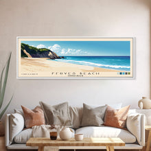 Carregar imagem no visualizador da galeria, Ffryes Beach, Ffryes Beach Panoramic Print, Vacation Gift, Ffryes Beach Wall Art, Vacation Wall Art, Vacatation Memories, Beach Decor, Beach Or Lakehouse Art
