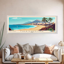 Cargar imagen en el visor de la galería, Fuerteventura, Spain Panoramic Print, Vacation Gift, Spain Wall Art, Vacation Wall Art, Vacatation Memories, Beach Decor, Beach Or Lakehouse Art