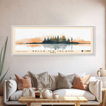 Load image into Gallery viewer, Belle-Ile Island, France Watercolor Beach Print, Vacation Gift, France Wall Art, Beach Painting, Beach Decor, Beach Painting