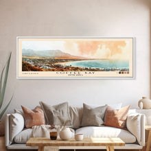 Load image into Gallery viewer, Coffee Bay, South Africa Watercolor Print, Vacation Gift, South Africa Wall Art, Beach Painting, Beach Decor, Large Wall Art, Wood Frame Art