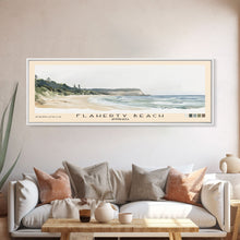 Load image into Gallery viewer, Flaherty Beach, Australia Watercolor Print, Vacation Gift, Australia Wall Art, Beach Painting, Beach Decor, Large Wall Art, Wood Frame Art