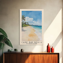 Load image into Gallery viewer, Cane Bay Beach, US Virgin islands Watercolor Beach Print, Vacation Gift, US Virgin islands Wall Art, Beach Painting, Beach Decor, Beach Painting