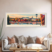 Cargar imagen en el visor de la galería, Cherepovets Russia Travel Print Wall Art, Panoramic City Art, Travel Art, Wall Decor, Vacation Gift, Framed Canvas Print Or Metal Art