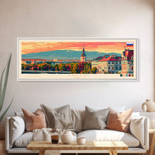 Cargar imagen en el visor de la galería, Chita Russia Travel Print Wall Art, Panoramic City Art, Travel Art, Wall Decor, Vacation Gift, Framed Canvas Print Or Metal Art