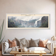 Load image into Gallery viewer, Angel Falls Wall Art Travel Poster Print, Gift For Travel Lover, Vacation Gift, Venezuela Wall Art, Home Decor, Original Art