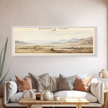 Carregar imagem no visualizador da galeria, Badab e Surt Iran Travel Poster Print, Framed Canvas Print, Iran Travel Art, Wood Framed Art, Wall Hanging, Home Decor